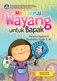 Cover Buku Mewarnai Wayang untuk Bapak