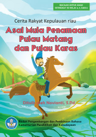 Cover Buku Asal Mula Penamaan Pulau Matang dan Pulau Karas