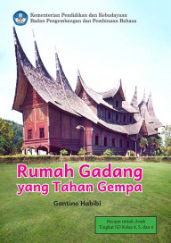 Cover Buku Rumah Gadang yang Tahan Gempa
